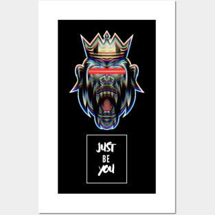 Just Be You! - Monkey Posters and Art